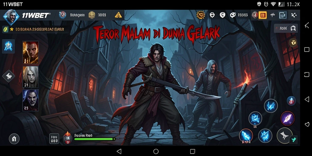 Screenshot menunjukkan aksi seram di dalam game 11WBET.
