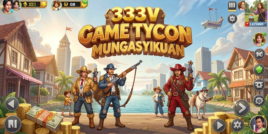 Tampilan gameplay menarik dari 333V di dunia Tycoon.