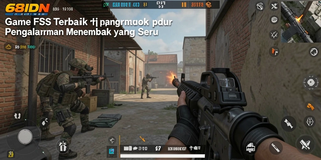 Screenshot dari gameplay 68IDN yang menegangkan dan seru.