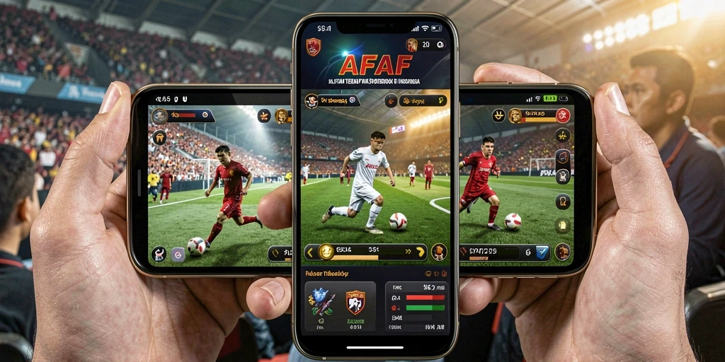 Screenshot utama AFAF menampilkan antarmuka taruhan olahraga yang menarik.