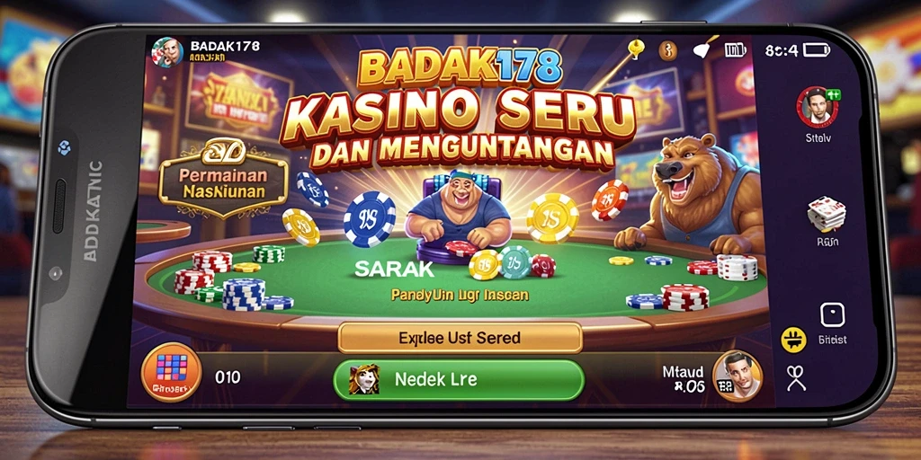 Screenshot gameplay BADAK178 menunjukkan pengalaman kasino yang seru.