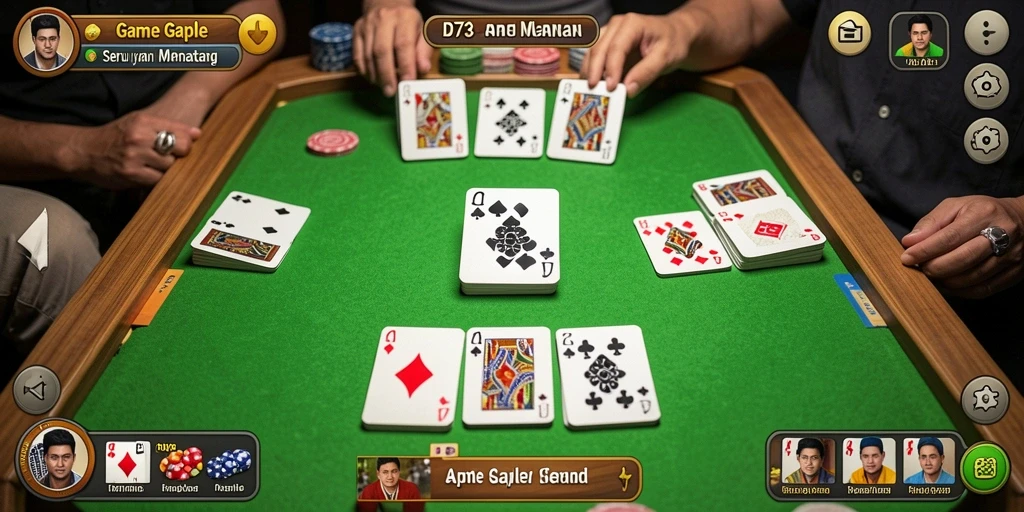Gameplay seru D73 yang menyenangkan dan kompetitif.
