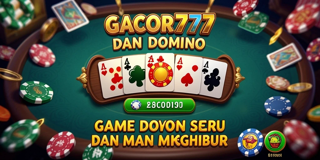 Tampilan gameplay GACOR777 yang seru dan menegangkan dalam permainan Domino.
