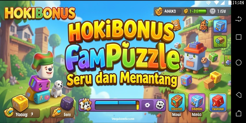 Tangkapan layar gameplay HOKIBONUS menampilkan tantangan puzzle yang menarik.