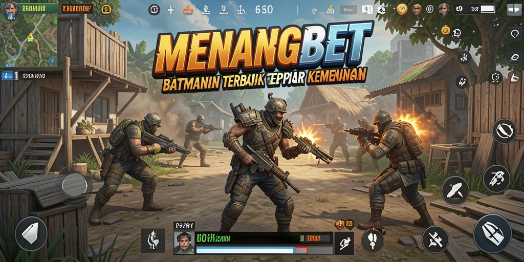 Screenshot menampilkan aksi seru dalam permainan Battle Royale