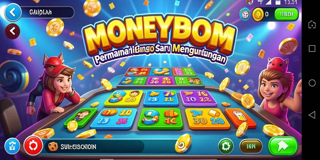 Tangkapan layar permainan MONEYBOOM yang menarik dengan gameplay Bingo.