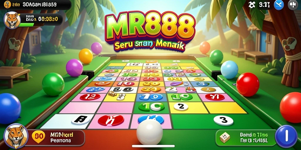Tampilan gameplay menarik dari permainan Bingo MR888.