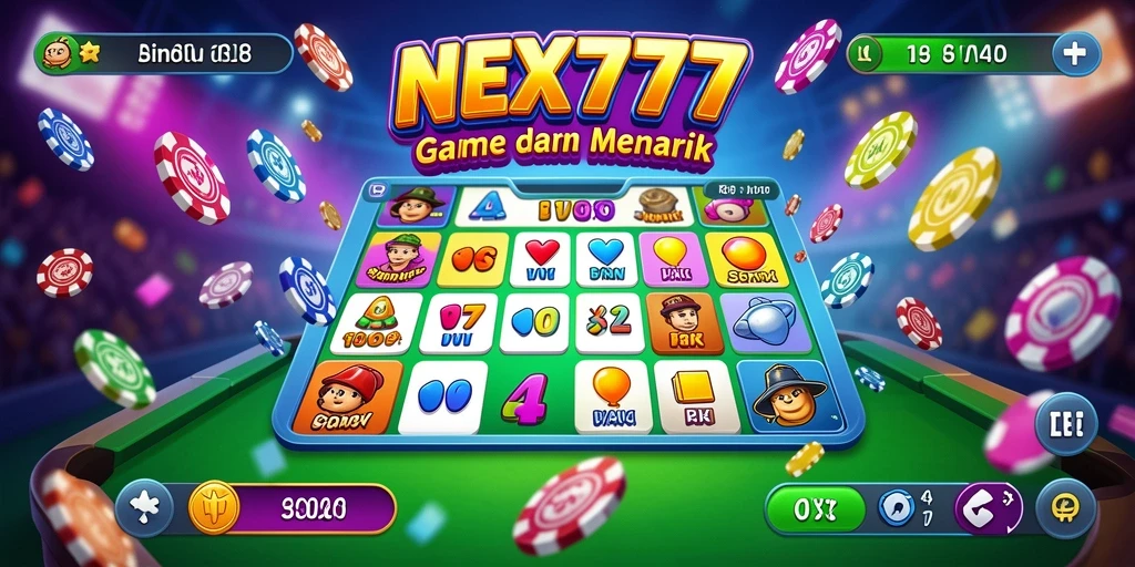 Tampilan gameplay NEX777 yang seru dengan elemen Bingo yang menarik.