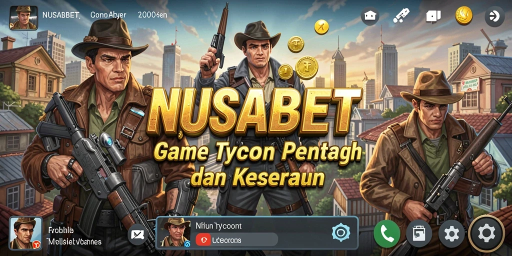 Tampilan gameplay NUSABET yang seru dan menantang.