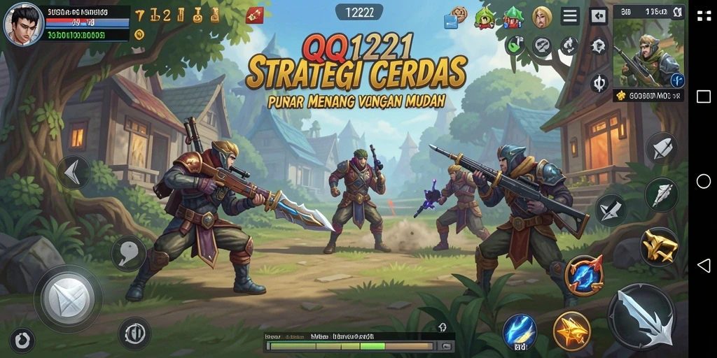 Tampilan gameplay QQ1221 yang menegangkan dan strategis.