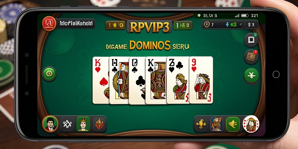 Gameplay RPVIP3 yang seru dan interaktif dalam permainan Domino