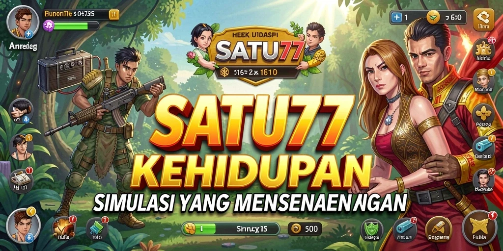 Tampilan menarik dari gameplay SATU77 yang penuh dengan aktivitas.
