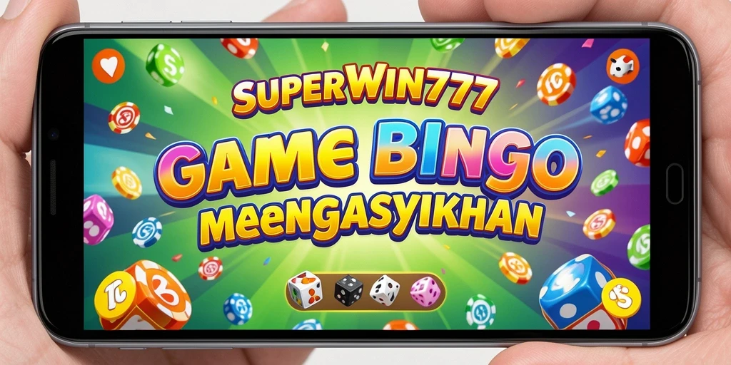 Tampilan gambar gameplay SUPERWIN777 dengan suasana Bingo yang menyenangkan.