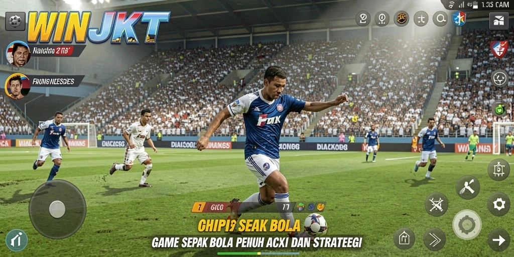 Gameplay yang menegangkan dan penuh strategi dalam WINJKT.