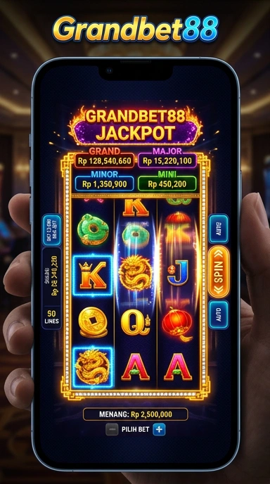 Menu pengaturan di aplikasi grandbet88, mudah diakses dan user-friendly.